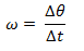 Velocidad Angular en MCU