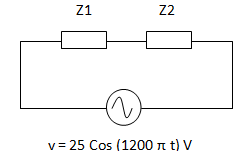 Circuito con impedancias