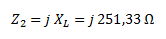 Impedancia del inductor