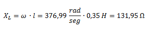 Reactancia del inductor