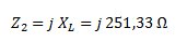 Impedancia del inductor