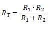 Fórmula de resistencias en paralelo