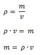 Fórmula de densidad