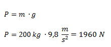 Determinación del peso