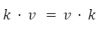 Conmutatividad en el producto de un escalar por un vector