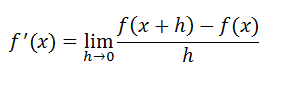 Derivadas por definición