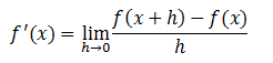 Derivadas por definición