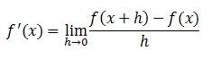 Ejercicios de derivadas por definición