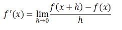 Ejercicios de derivadas por definición