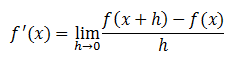 Ejercicios de derivadas por definición