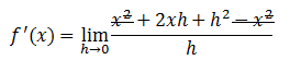 Ejercicios de derivadas por definición