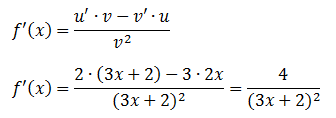 Ejercicios de derivadas por reglas