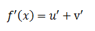 Ejercicios de derivadas por reglas