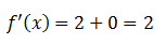 Ejercicios de derivadas por reglas