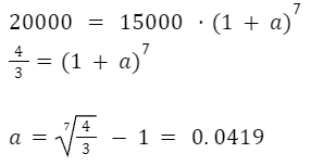 Ejercicios de función exponencial