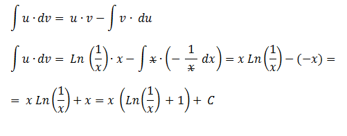 Ejercicios de integrales por partes