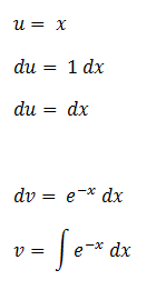 Ejercicios de integrales por partes