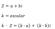Producto de un escalar por un complejo
