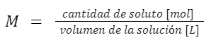Molaridad