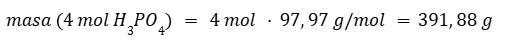 Ejercicio de reacciones químicas